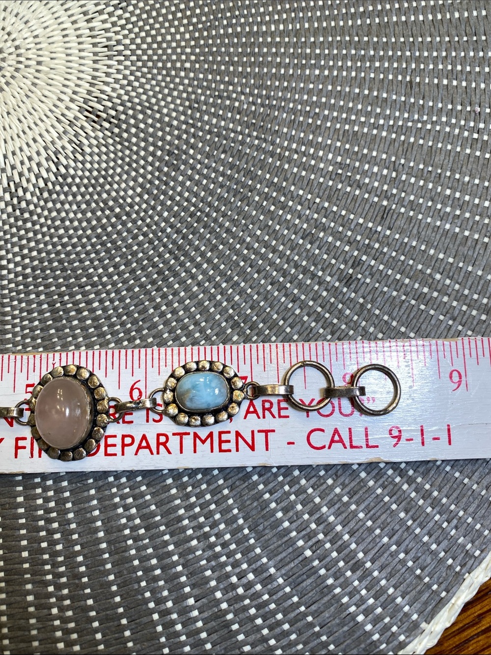 Silver Tone Multi Stone Bracelet - Picture 3 of 6